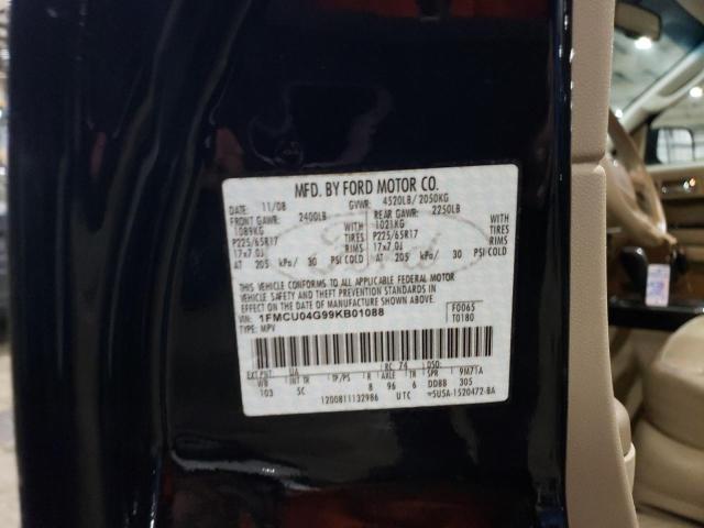 Photo 14 from auction – 2009 FORD ESCAPE LIM with VIN 1FMCU04G99KB01088