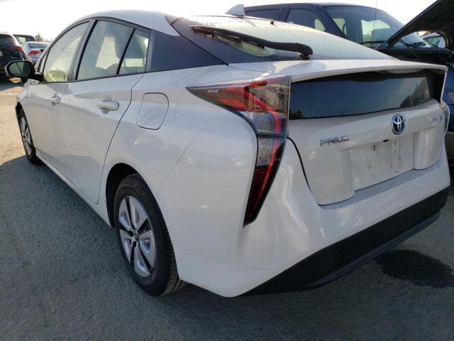 Photo 2 from auction – 2016 TOYOTA PRIUS with VIN JTDKARFU9G3022320
