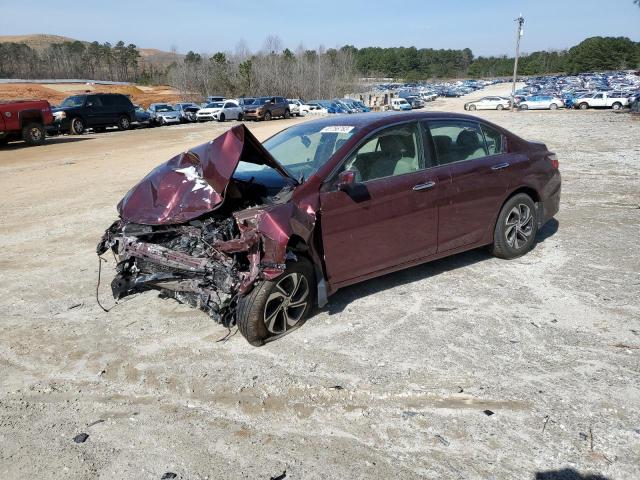 HONDA ACCORD LX 2016 with VIN 1HGCR2F32GA079256 - Photo from auction