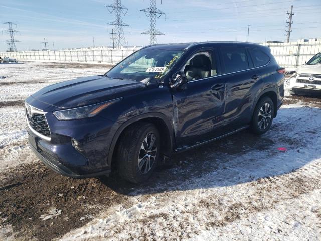 Photo 1 from auction – 2022 TOYOTA HIGHLANDER with VIN 5TDGZRBHXNS178689