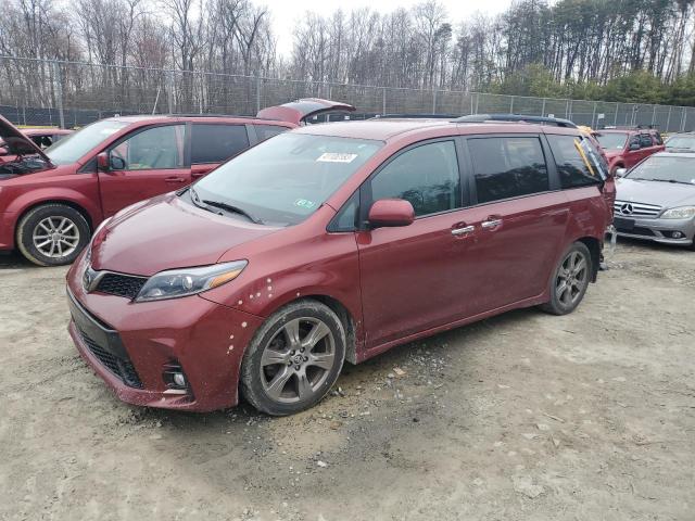 TOYOTA SIENNA SE 2018 with VIN 5TDXZ3DC9JS950527 - Photo from auction