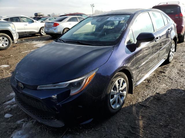 TOYOTA COROLLA LE 2021 with VIN JTDEPMAE0MJ168093 - Photo from auction