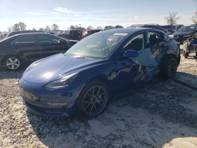 TESLA MODEL 3 2022 with VIN 5YJ3E1EB3NF104621 - Photo from auction