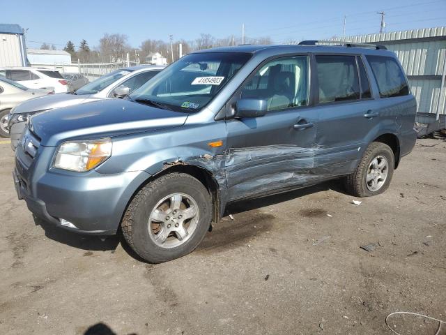 HONDA PILOT EX 2006 with VIN 2HKYF18416H554545 - Photo from auction