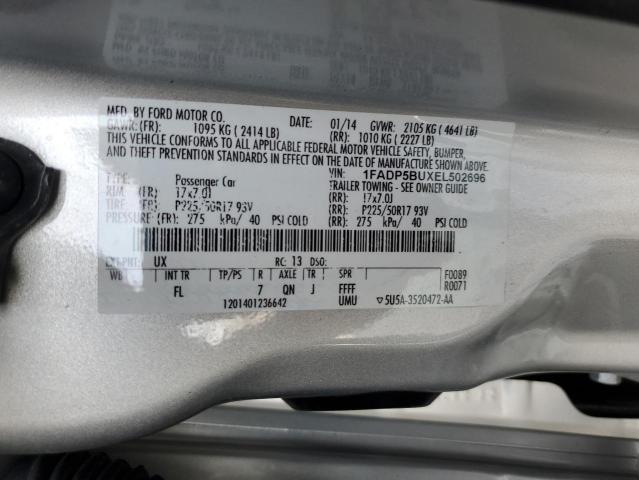 Photo 14 from auction – 2014 FORD C-MAX SEL with VIN 1FADP5BUXEL502696