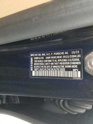 Photo 14 from auction – 2016 PORSCHE CAYENNE with VIN WP1AA2A24GKA09388