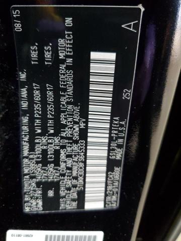 Photo 14 from auction – 2015 TOYOTA SIENNA LE with VIN 5TDKK3DC8FS645333
