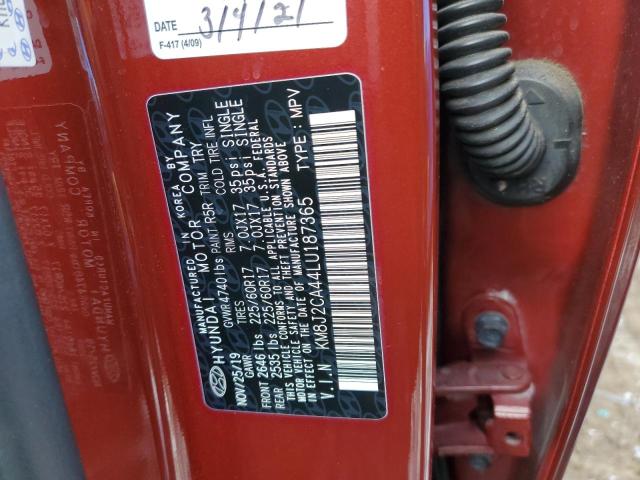 Photo 10 from auction – 2020 HYUNDAI TUCSON SE with VIN KM8J2CA44LU187365