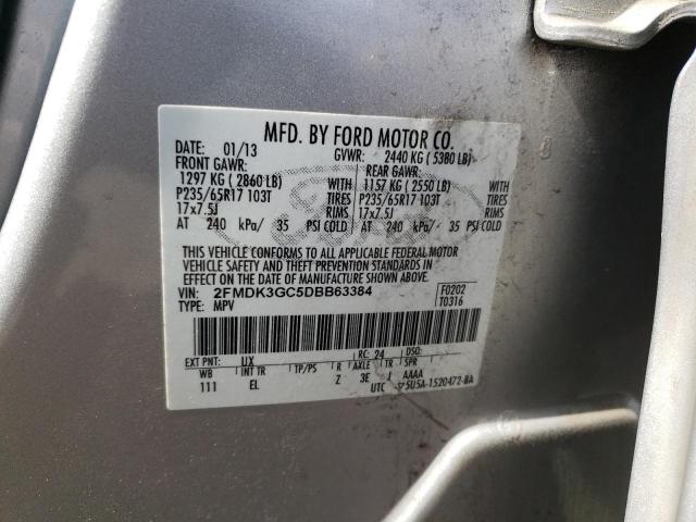 Photo 14 from auction – 2013 FORD EDGE SE with VIN 2FMDK3GC5DBB63384