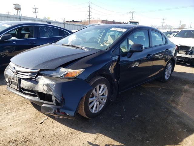 HONDA CIVIC EX 2012 with VIN 19XFB2F84CE072196 - Photo from auction