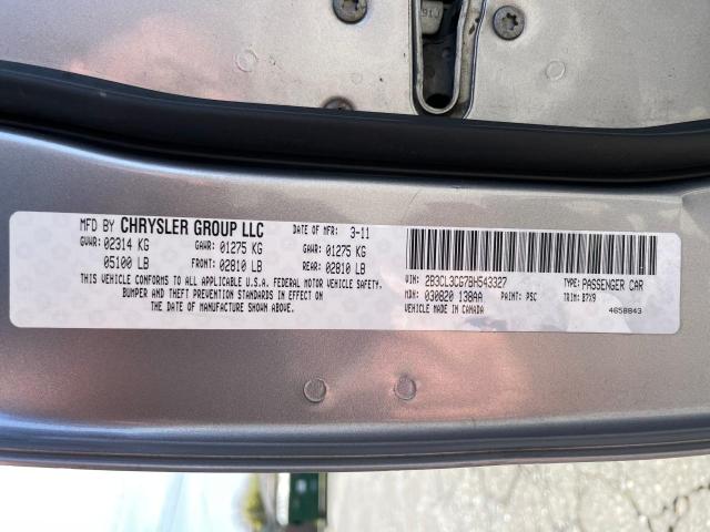 Photo 10 from auction – 2011 DODGE CHARGER with VIN 2B3CL3CG7BH543327