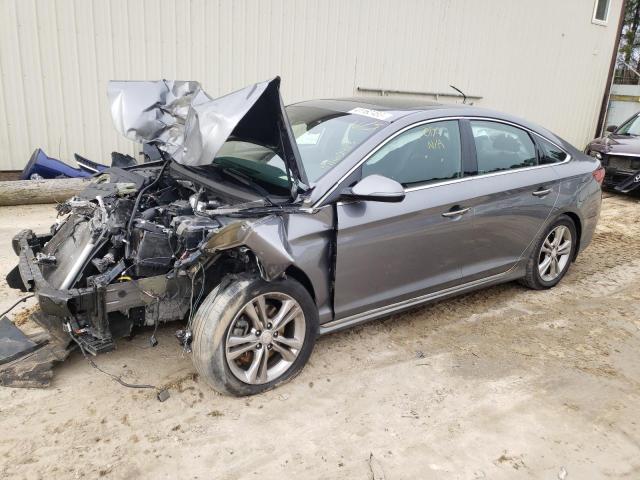 HYUNDAI SONATA SPO 2018 with VIN 5NPE34AF7JH717152 - Photo from auction