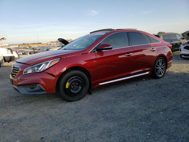 HYUNDAI SONATA SPO 2015 with VIN 5NPE34AB8FH057241 - Photo from auction