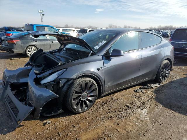 TESLA MODEL Y 2022 with VIN 7SAYGDEF6NF467857 - Photo from auction