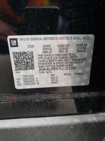 Photo 14 from auction – 2020 GMC TERRAIN SL with VIN 3GKALPEV7LL301787