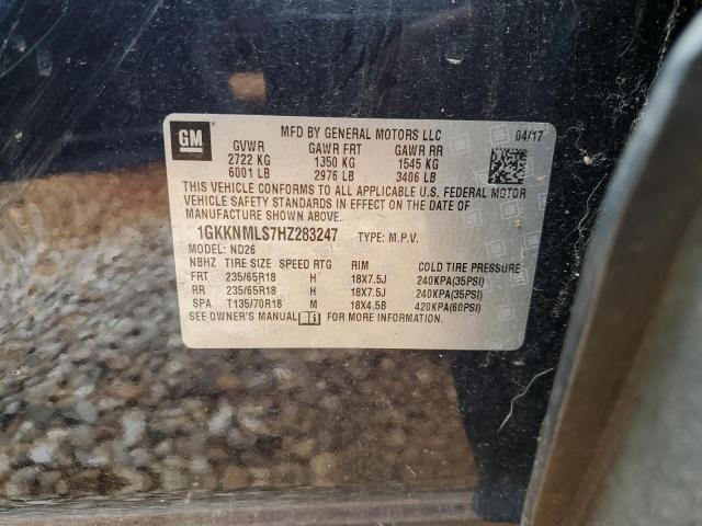 Photo 14 from auction – 2017 GMC ACADIA SLT with VIN 1GKKNMLS7HZ283247