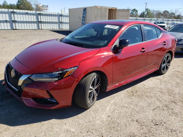 NISSAN SENTRA SR 2020 with VIN 3N1AB8DVXLY309670 - Photo from auction