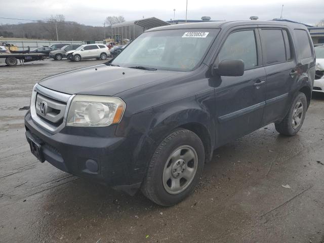 HONDA PILOT LX 2011 with VIN 5FNYF3H28BB031882 - Photo from auction