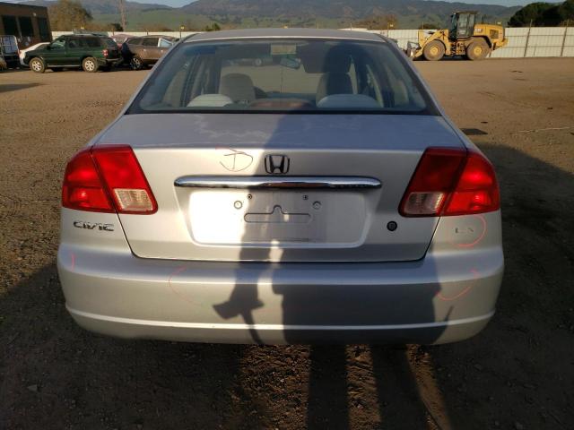 Photo 6 from auction – 2001 HONDA CIVIC LX with VIN 2HGES16541H508883