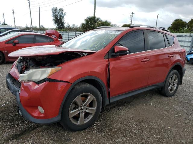 TOYOTA RAV4 XLE 2015 with VIN JTMWFREV1FJ042455 - Photo from auction
