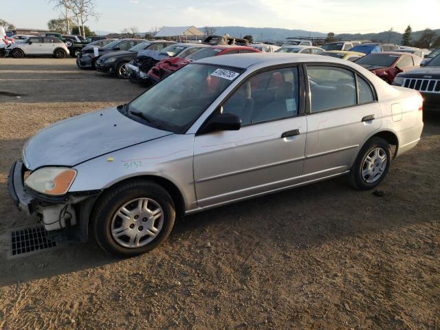 HONDA CIVIC LX 2001 with VIN 2HGES16541H508883 - Photo from auction