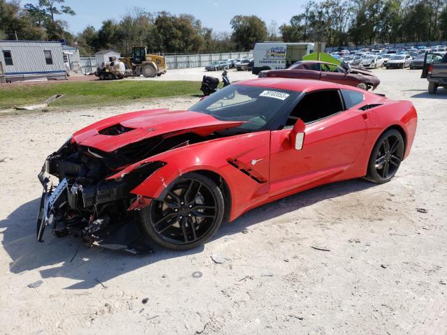 CHEVROLET CORVETTE S 2019 with VIN 1G1YB2D73K5100673 - Photo from auction