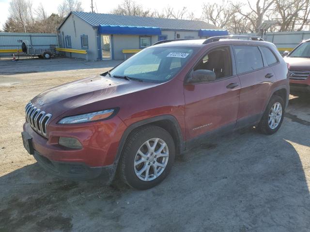 JEEP CHEROKEE S 2017 with VIN 1C4PJLAB3HW610058 - Photo from auction