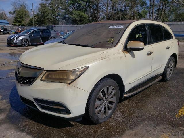 ACURA MDX TECHNO 2016 with VIN 5FRYD3H46GB014740 - Photo from auction