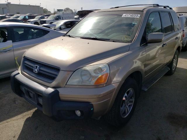 Photo 1 from auction – 2004 HONDA PILOT EXL with VIN 2HKYF18624H617103