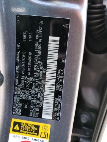 Photo 14 from auction – 2018 TOYOTA HIGHLANDER with VIN 5TDJZRFH5JS529261