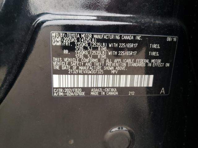 Photo 14 from auction – 2016 TOYOTA RAV4 LE with VIN 2T3ZFREVXGW307325