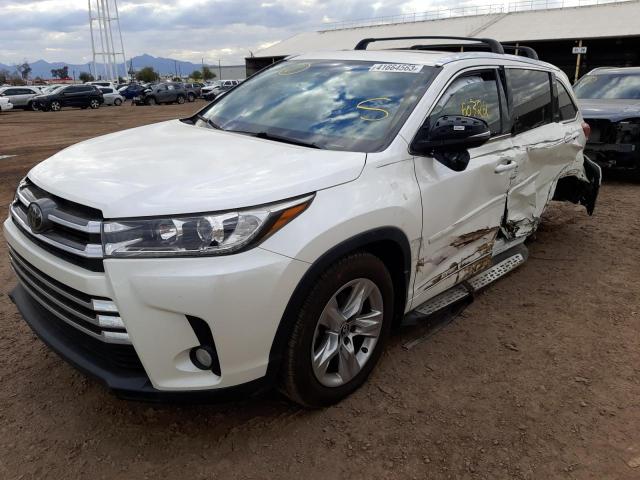 TOYOTA HIGHLANDER 2018 with VIN 5TDDZRFH1JS895490 - Photo from auction