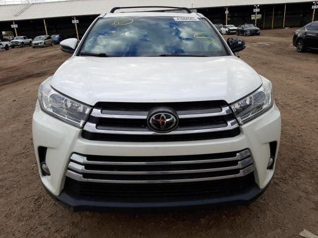 Photo 5 from auction – 2018 TOYOTA HIGHLANDER with VIN 5TDDZRFH1JS895490