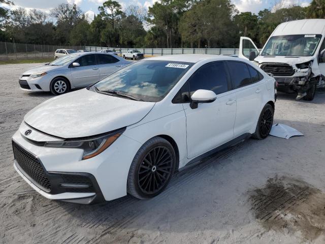 TOYOTA COROLLA SE 2020 with VIN 5YFS4RCE4LP025552 - Photo from auction