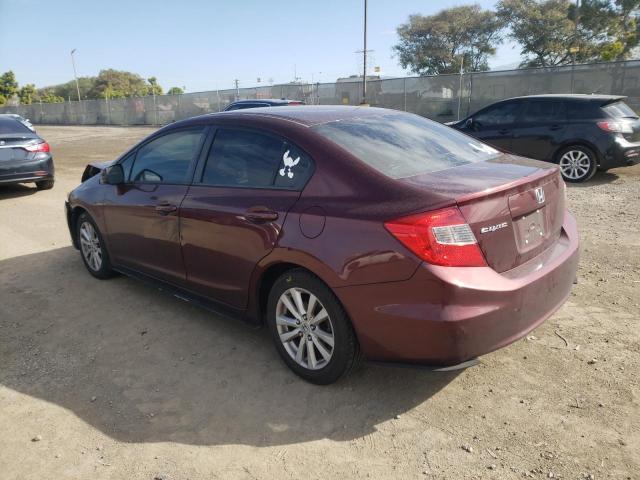 Photo 2 from auction – 2012 HONDA CIVIC EX with VIN 19XFB2F84CE379934
