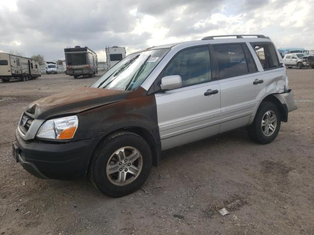 HONDA PILOT EXL 2005 with VIN 5FNYF18655B033326 - Photo from auction