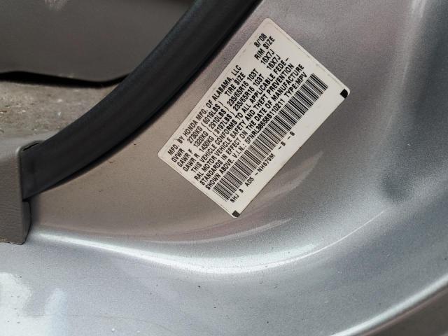 Photo 14 from auction – 2008 HONDA ODYSSEY EX with VIN 5FNRL38658B110211