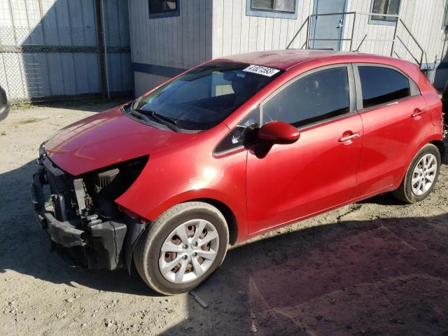 KIA RIO LX 2012 with VIN KNADM5A34C6093003 - Photo from auction