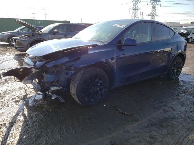 TESLA MODEL Y 2022 with VIN 7SAYGDEE3NF386614 - Photo from auction