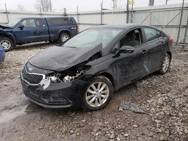 KIA FORTE LX 2014 with VIN KNAFX4A68E5153524 - Photo from auction