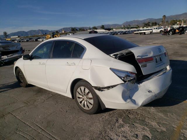 Photo 2 from auction – 2011 HONDA ACCORD LX with VIN 1HGCP2F38BA092530