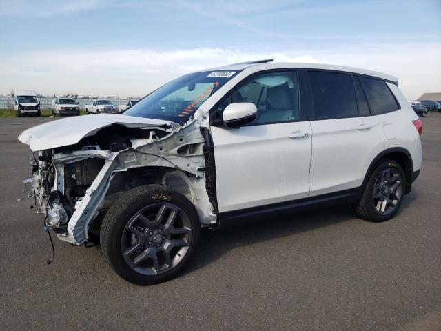 HONDA PASSPORT E 2022 with VIN 5FNYF7H54NB001879 - Photo from auction