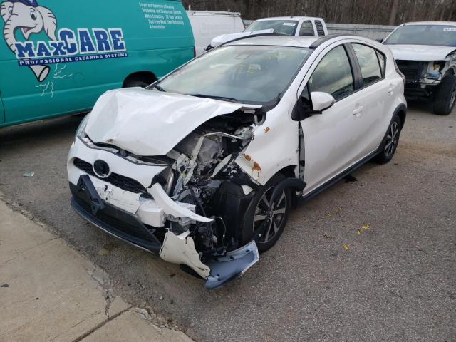 TOYOTA PRIUS C 2018 with VIN JTDKDTB3XJ1615740 - Photo from auction