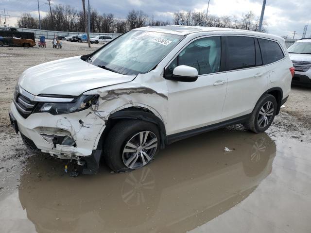 HONDA PILOT EXL 2018 with VIN 5FNYF6H66JB004201 - Photo from auction