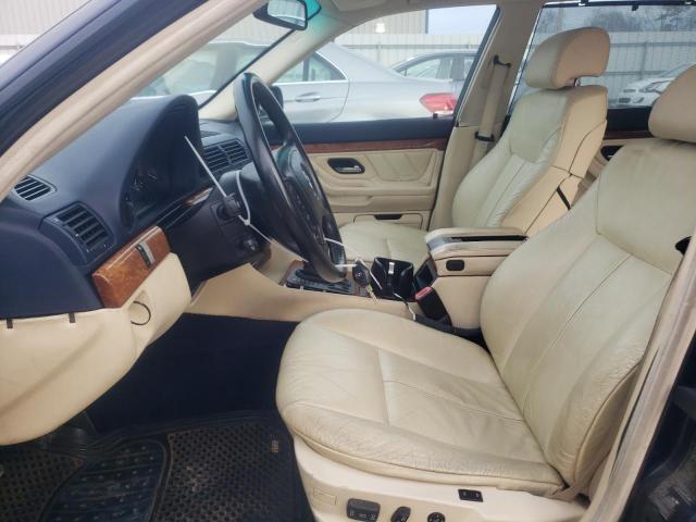 Photo 7 from auction – 2001 BMW 740 IL with VIN WBAGH83471DP30824