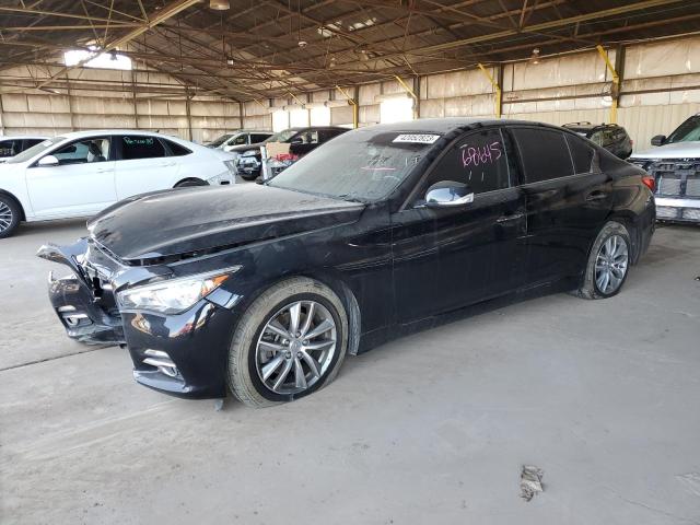 INFINITI Q50 BASE 2017 with VIN JN1CV7AP1HM642222 - Photo from auction