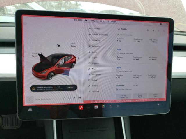 Photo 9 from auction – 2018 TESLA MODEL 3 with VIN 5YJ3E1EB6JF147957