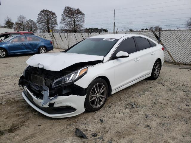 HYUNDAI SONATA SPO 2017 with VIN 5NPE34AB2HH461820 - Photo from auction
