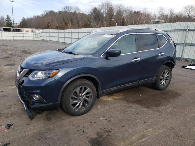 NISSAN ROGUE S 2016 with VIN 5N1AT2MV2GC744412 - Photo from auction