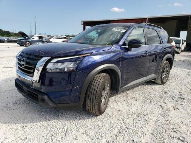 NISSAN PATHFINDER 2022 with VIN 5N1DR3BB5NC263223 - Photo from auction